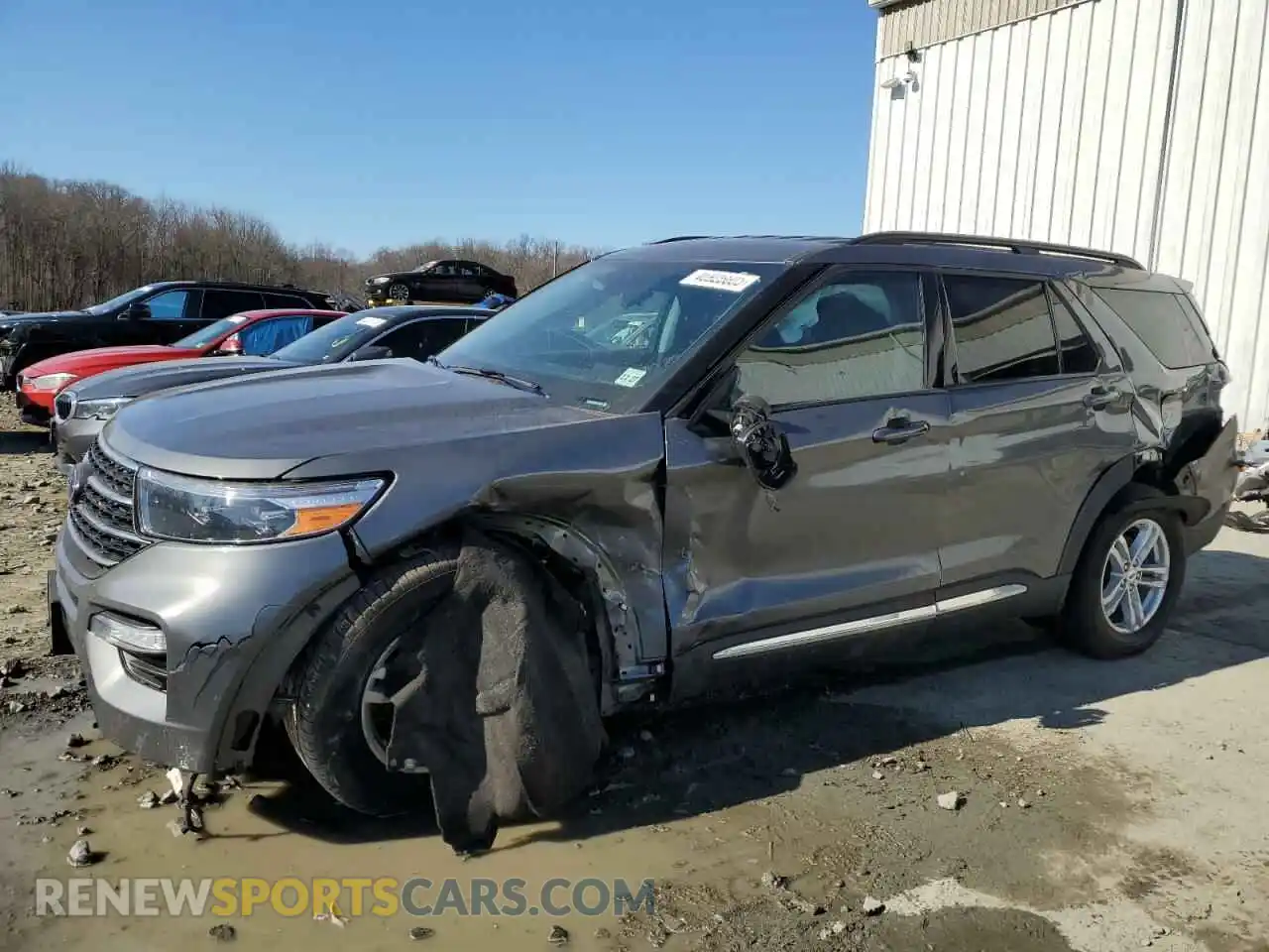 1 Photograph of a damaged car 1FMSK8DH9NGC30437 FORD EXPLORER 2022