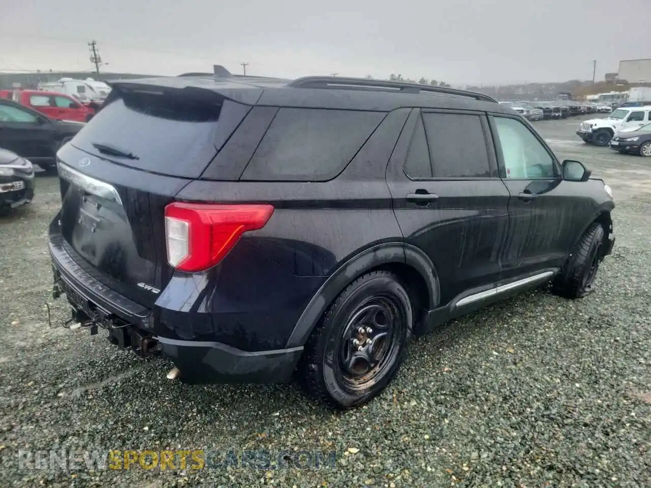3 Photograph of a damaged car 1FMSK8DHXNGA10854 FORD EXPLORER 2022