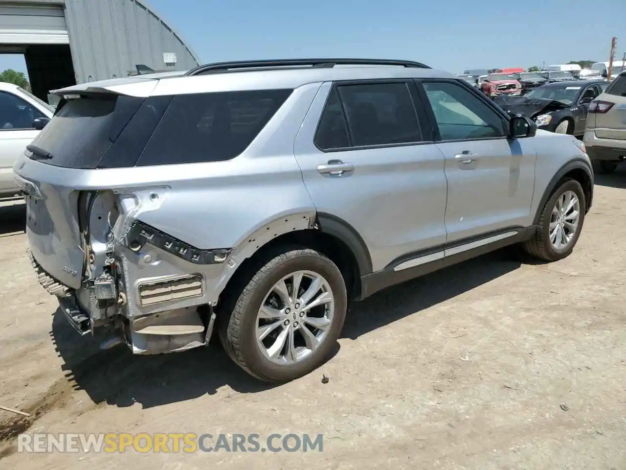 3 Photograph of a damaged car 1FMSK8DHXNGA13446 FORD EXPLORER 2022