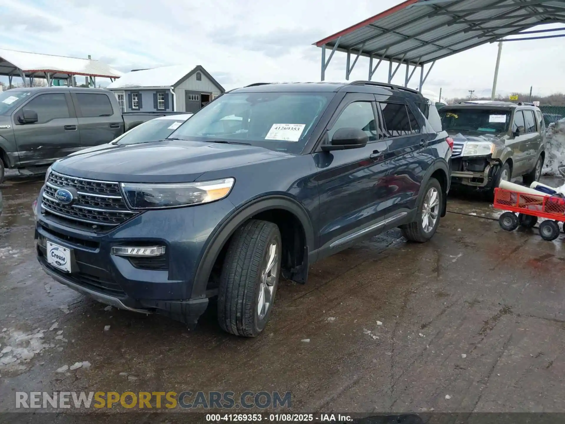 2 Photograph of a damaged car 1FMSK8DHXNGA90818 FORD EXPLORER 2022