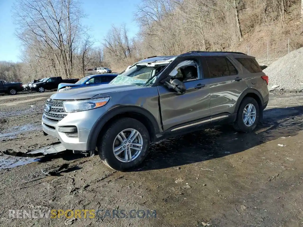 1 Photograph of a damaged car 1FMSK8DHXNGC38997 FORD EXPLORER 2022
