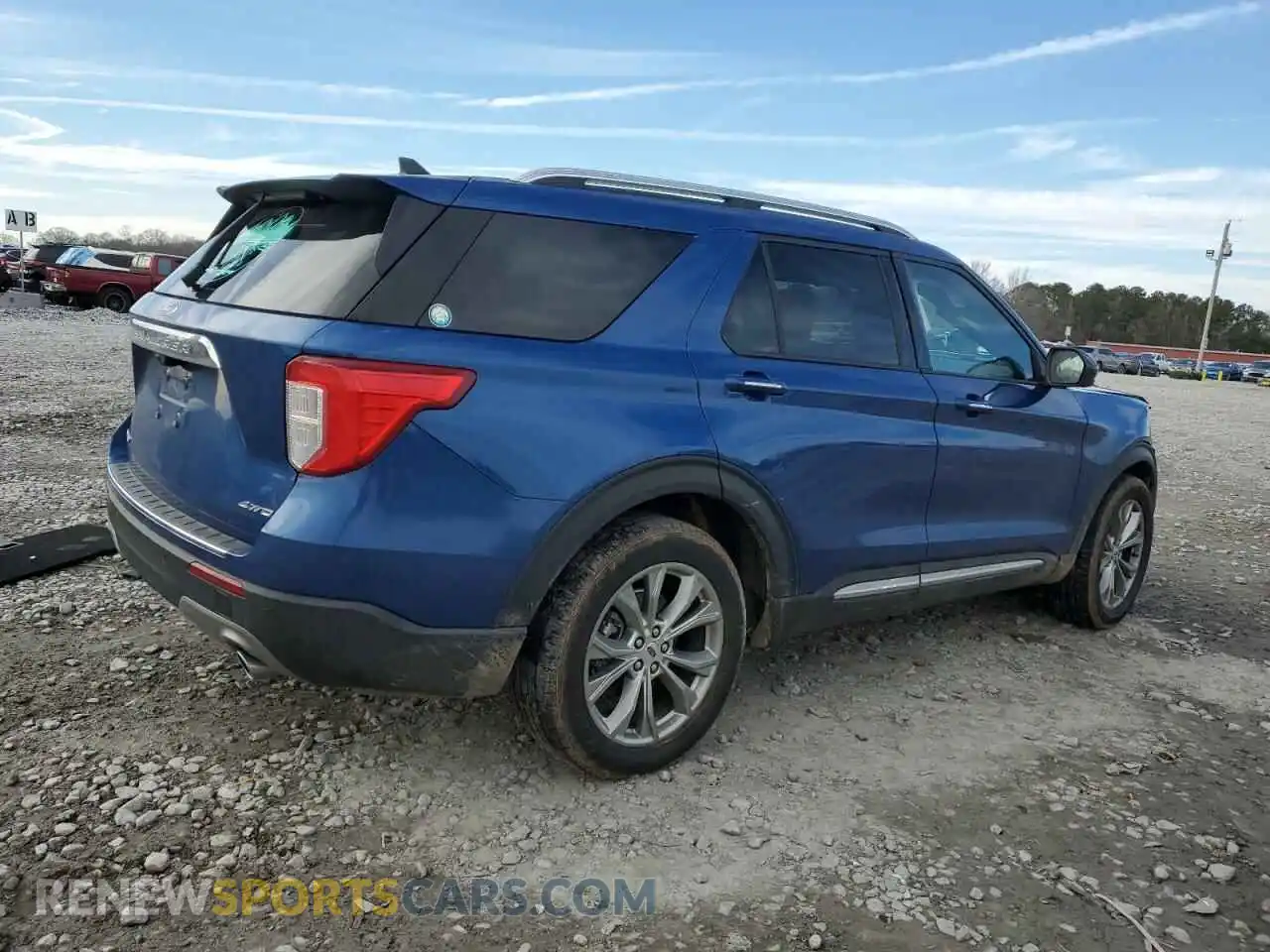 3 Photograph of a damaged car 1FMSK8FH3NGA81536 FORD EXPLORER 2022