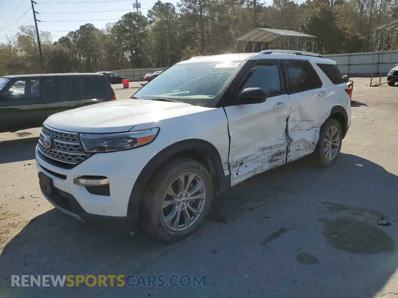 1 Photograph of a damaged car 1FMSK8FH6NGA51396 FORD EXPLORER 2022