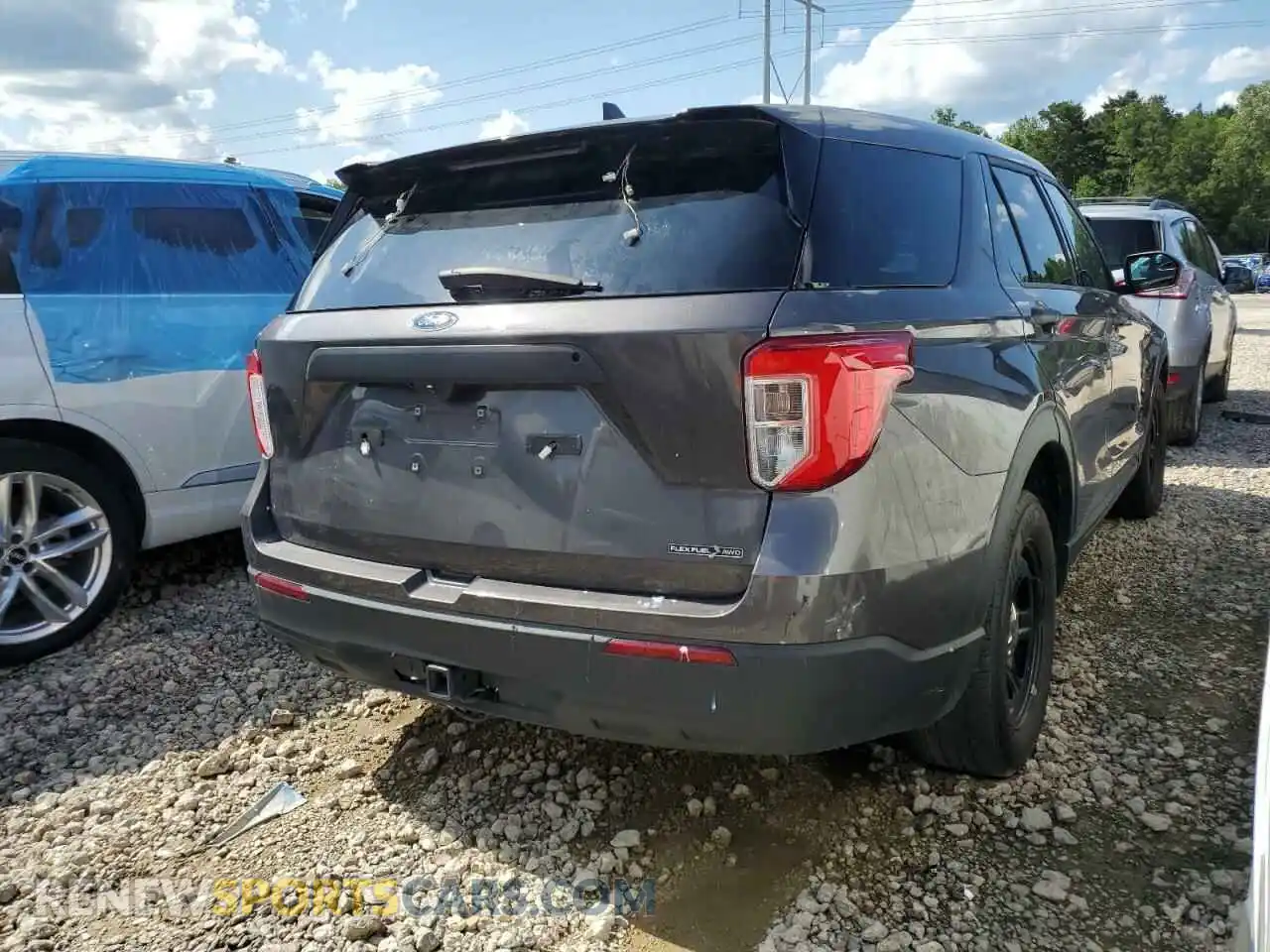 3 Photograph of a damaged car 1FM5K8AB1PGA34461 FORD EXPLORER 2023