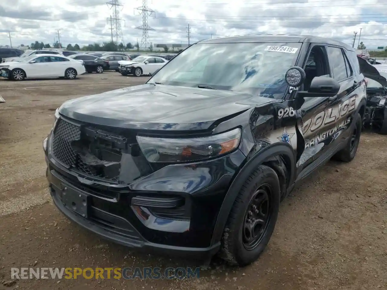 1 Photograph of a damaged car 1FM5K8AB1PGA82817 FORD EXPLORER 2023