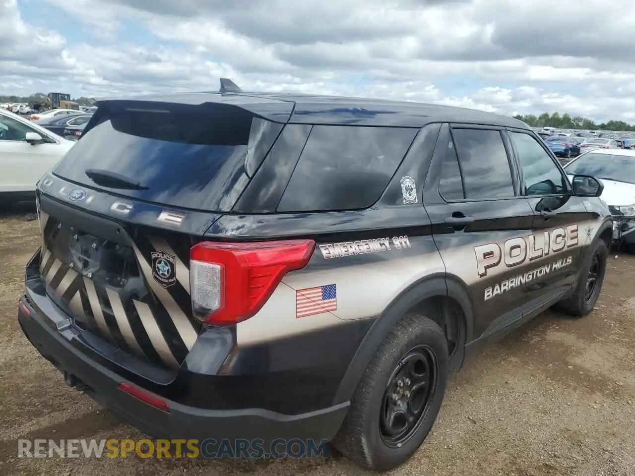 3 Photograph of a damaged car 1FM5K8AB1PGA82817 FORD EXPLORER 2023