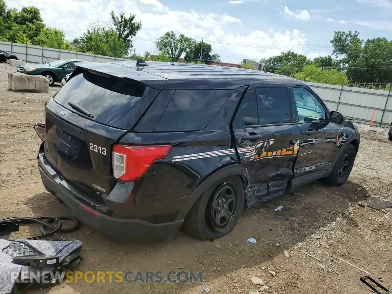 3 Photograph of a damaged car 1FM5K8AB9PGA83035 FORD EXPLORER 2023