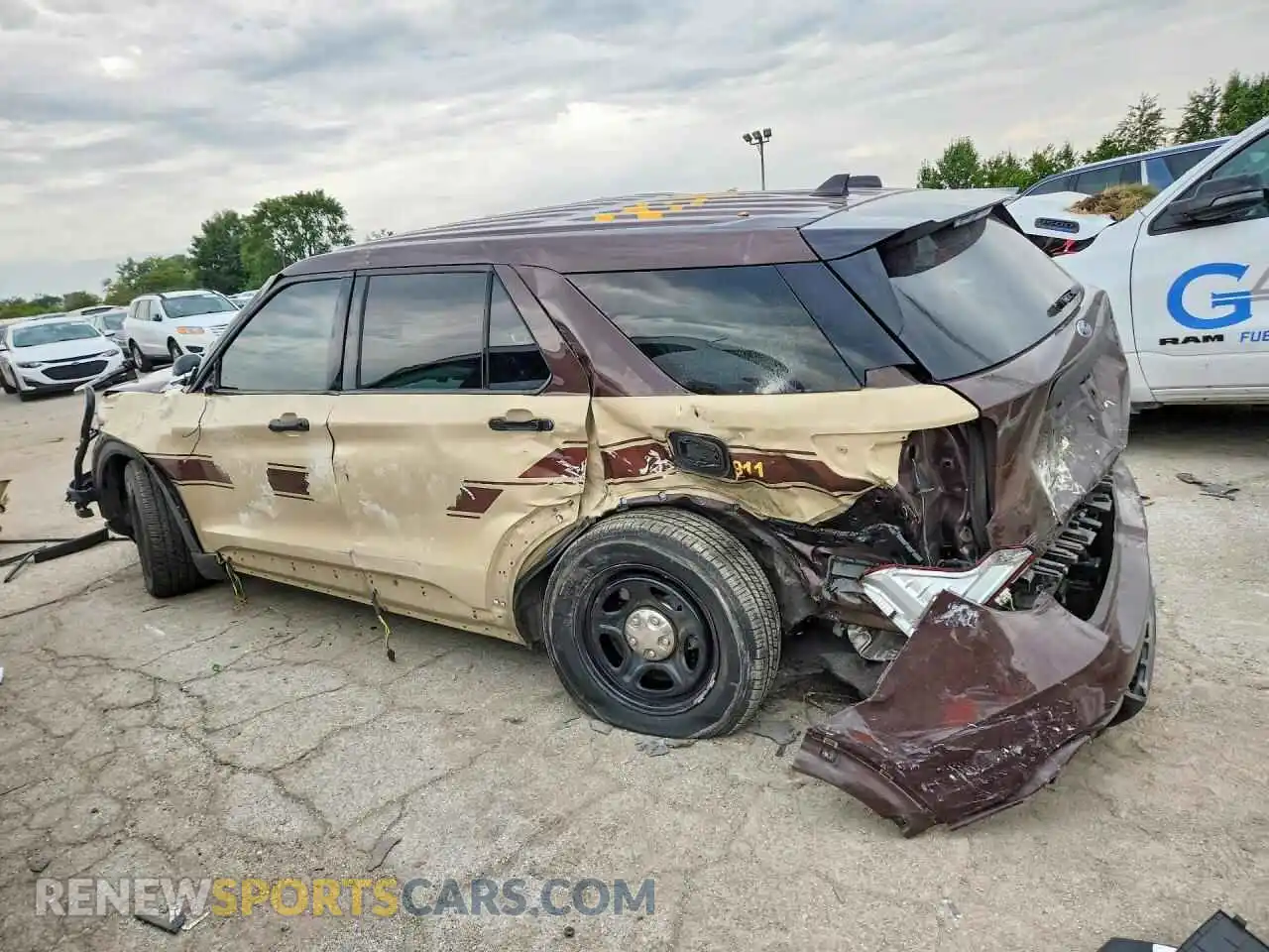 2 Photograph of a damaged car 1FM5K8AC1PGA64097 FORD EXPLORER 2023