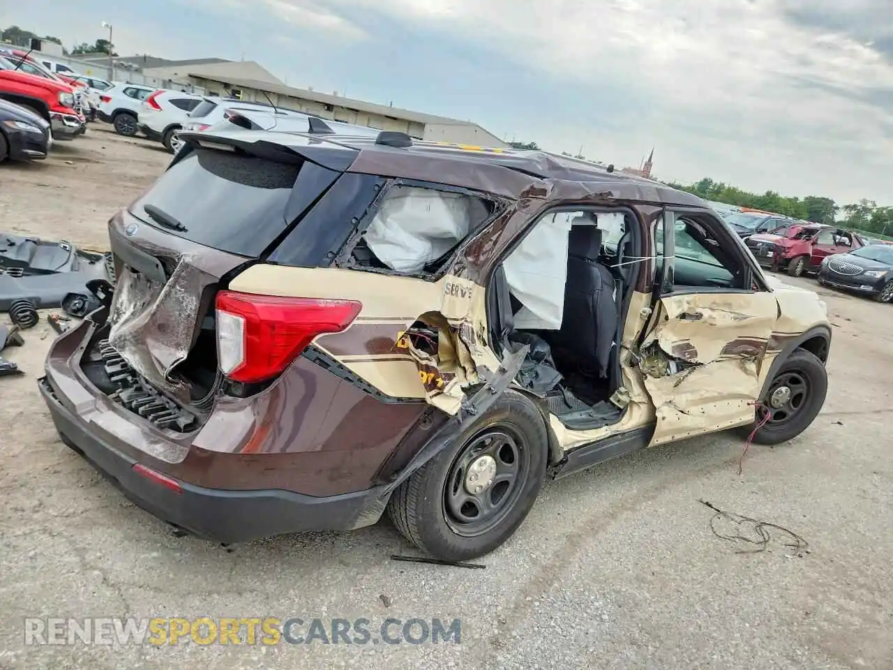 3 Photograph of a damaged car 1FM5K8AC1PGA64097 FORD EXPLORER 2023