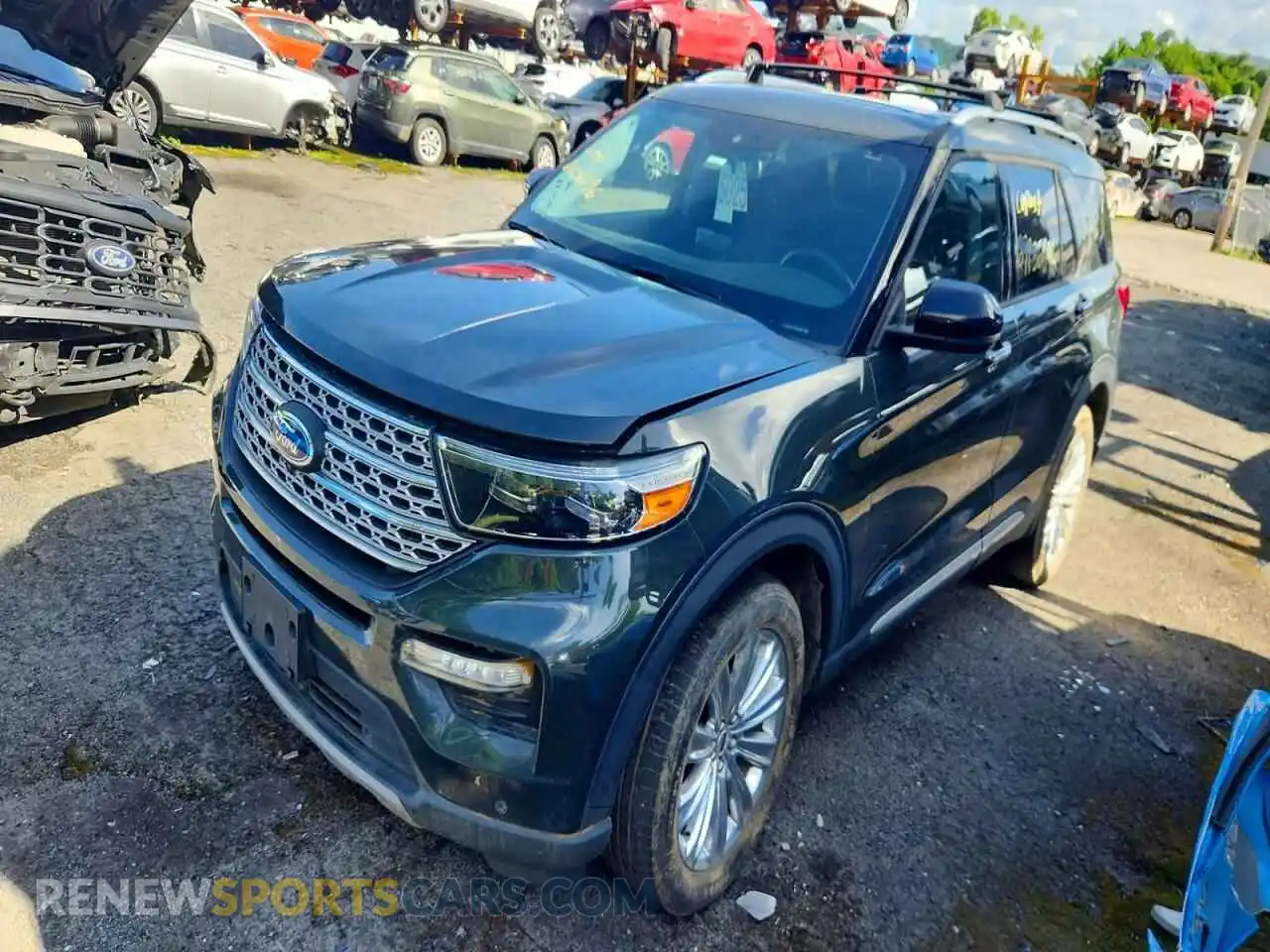 1 Photograph of a damaged car 1FM5K8FW4PNA08606 FORD EXPLORER 2023