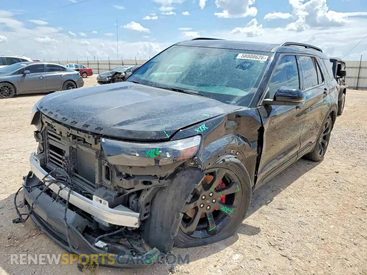 1 Photograph of a damaged car 1FM5K8GC1PGB31109 FORD EXPLORER 2023