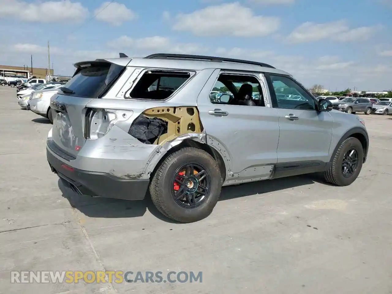 3 Photograph of a damaged car 1FM5K8GCXPGC38692 FORD EXPLORER 2023