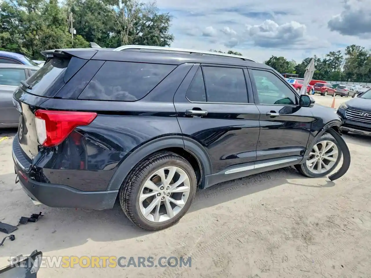 3 fotografías del automóvil dañado 1FM5K8HC2PGA52398 FORD EXPLORER 2023
