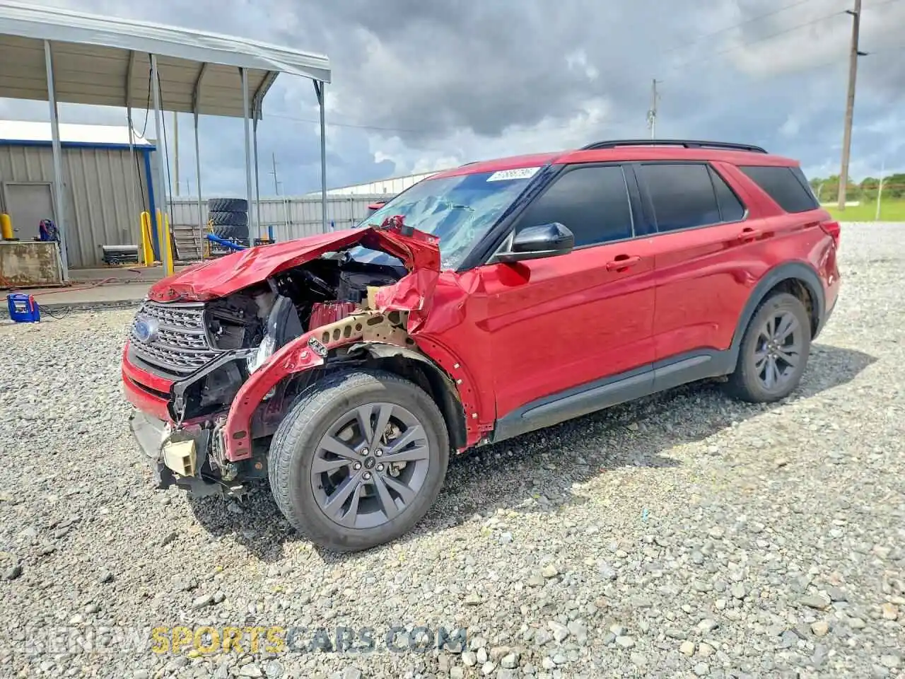 1 Photograph of a damaged car 1FMSK7DH9PGA74123 FORD EXPLORER 2023