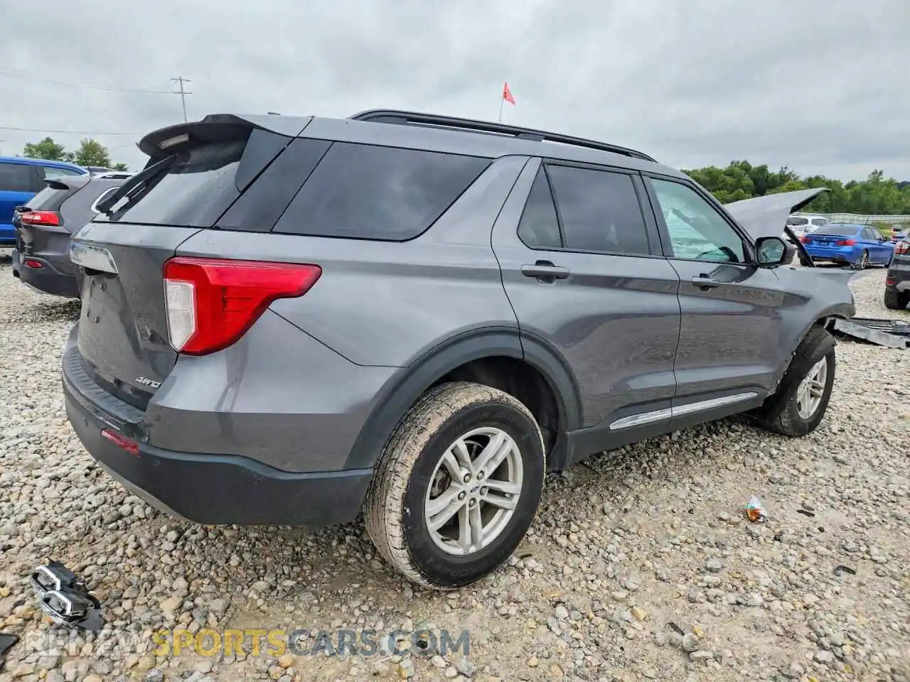 3 fotografías del automóvil dañado 1FMSK8DH5PGA31596 FORD EXPLORER 2023