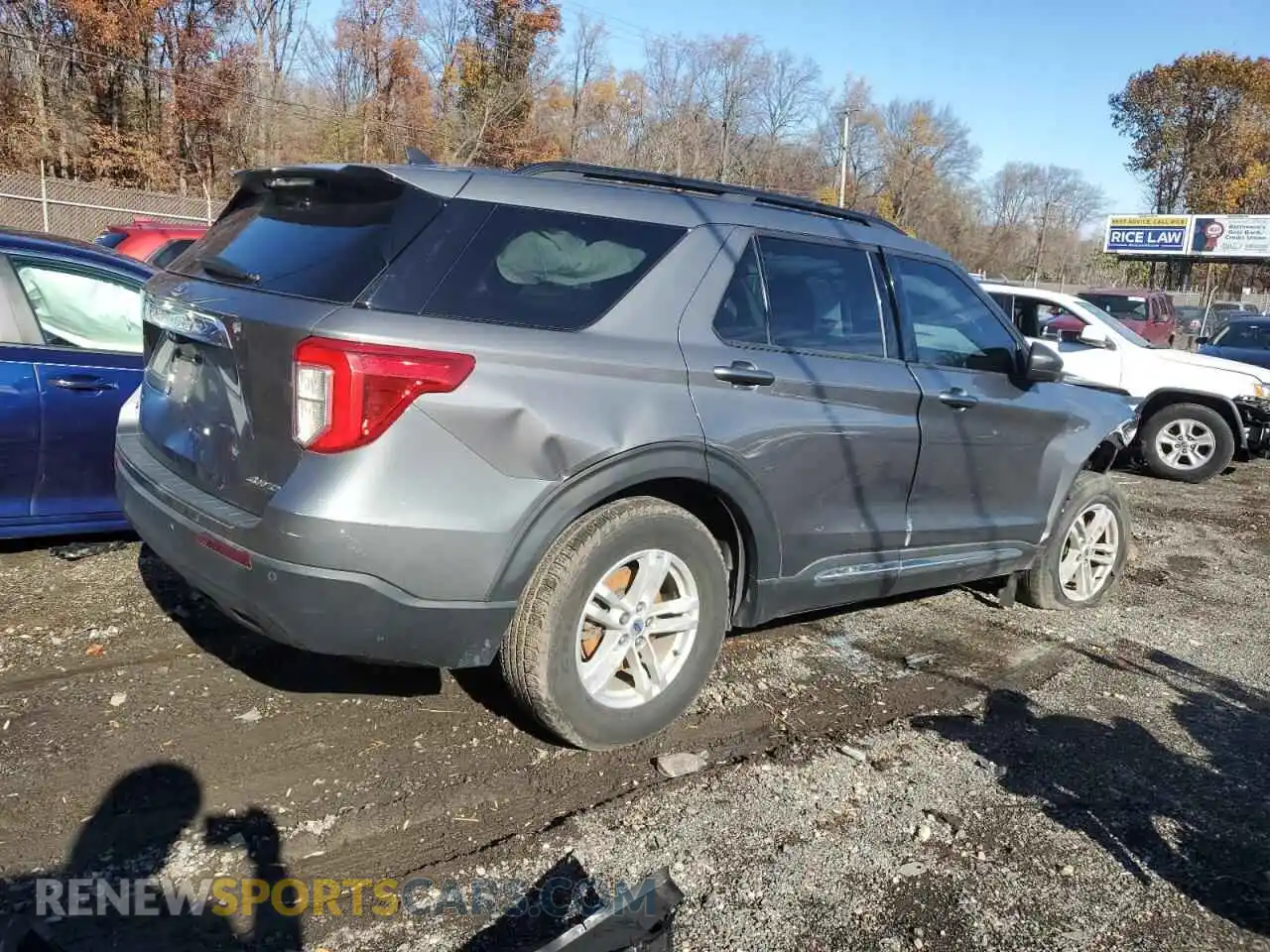 3 fotografías del automóvil dañado 1FMSK8DH5PGB89503 FORD EXPLORER 2023