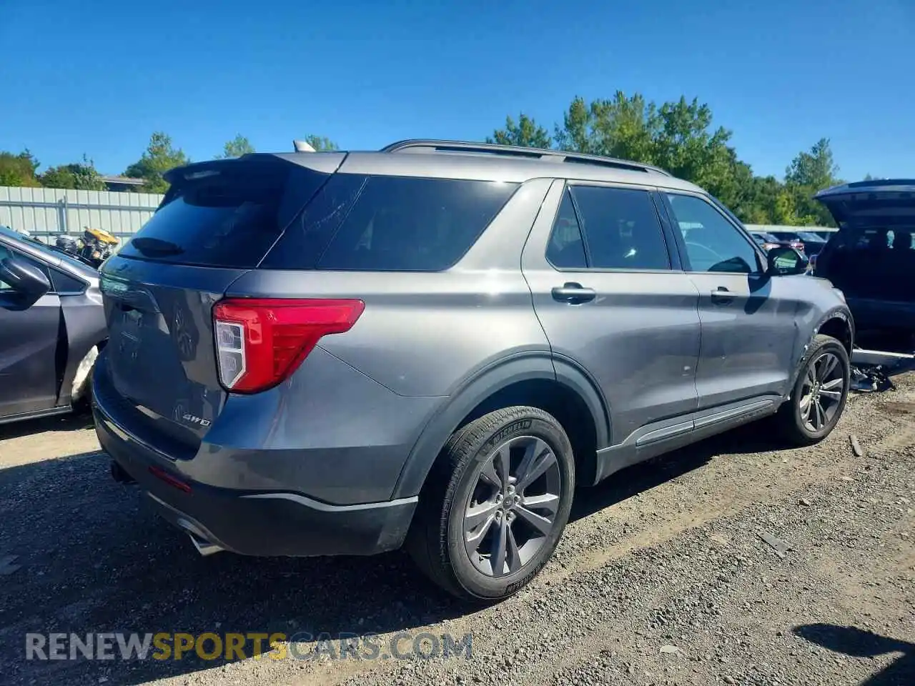 3 fotografías del automóvil dañado 1FMSK8DH7PGC10125 FORD EXPLORER 2023