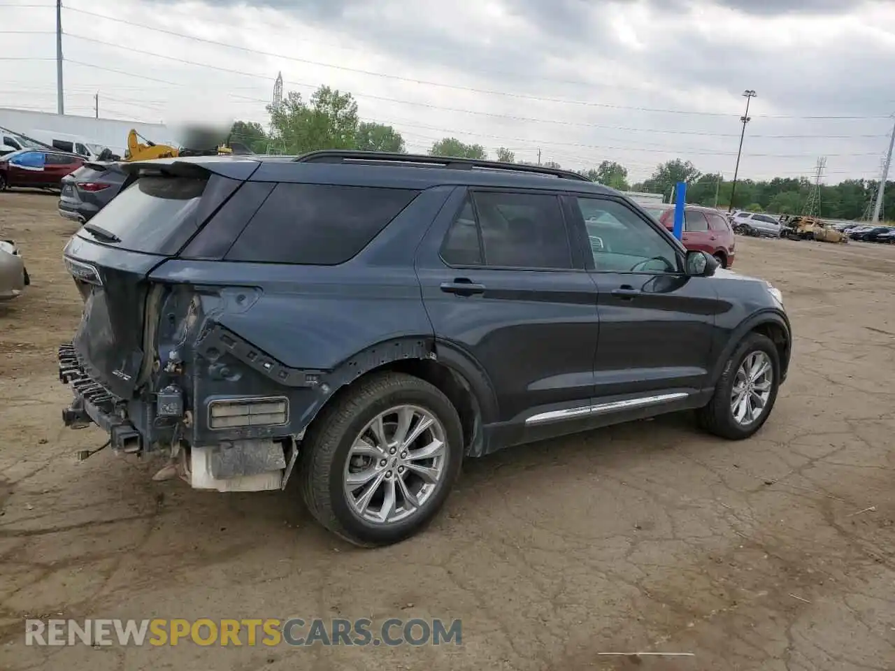 3 Photograph of a damaged car 1FMSK8DH9PGA27616 FORD EXPLORER 2023