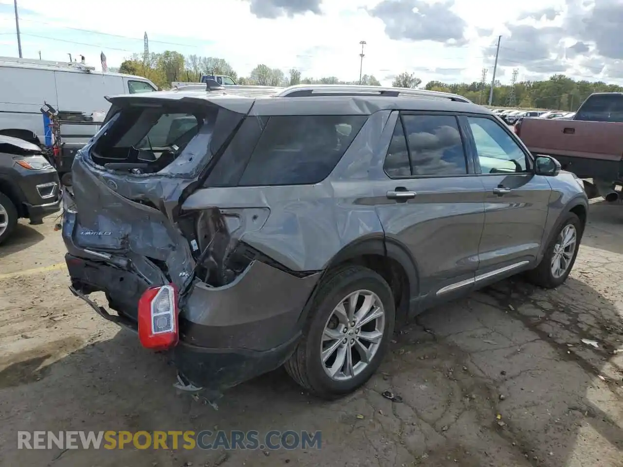 3 Photograph of a damaged car 1FMSK8FH5PGB55171 FORD EXPLORER 2023