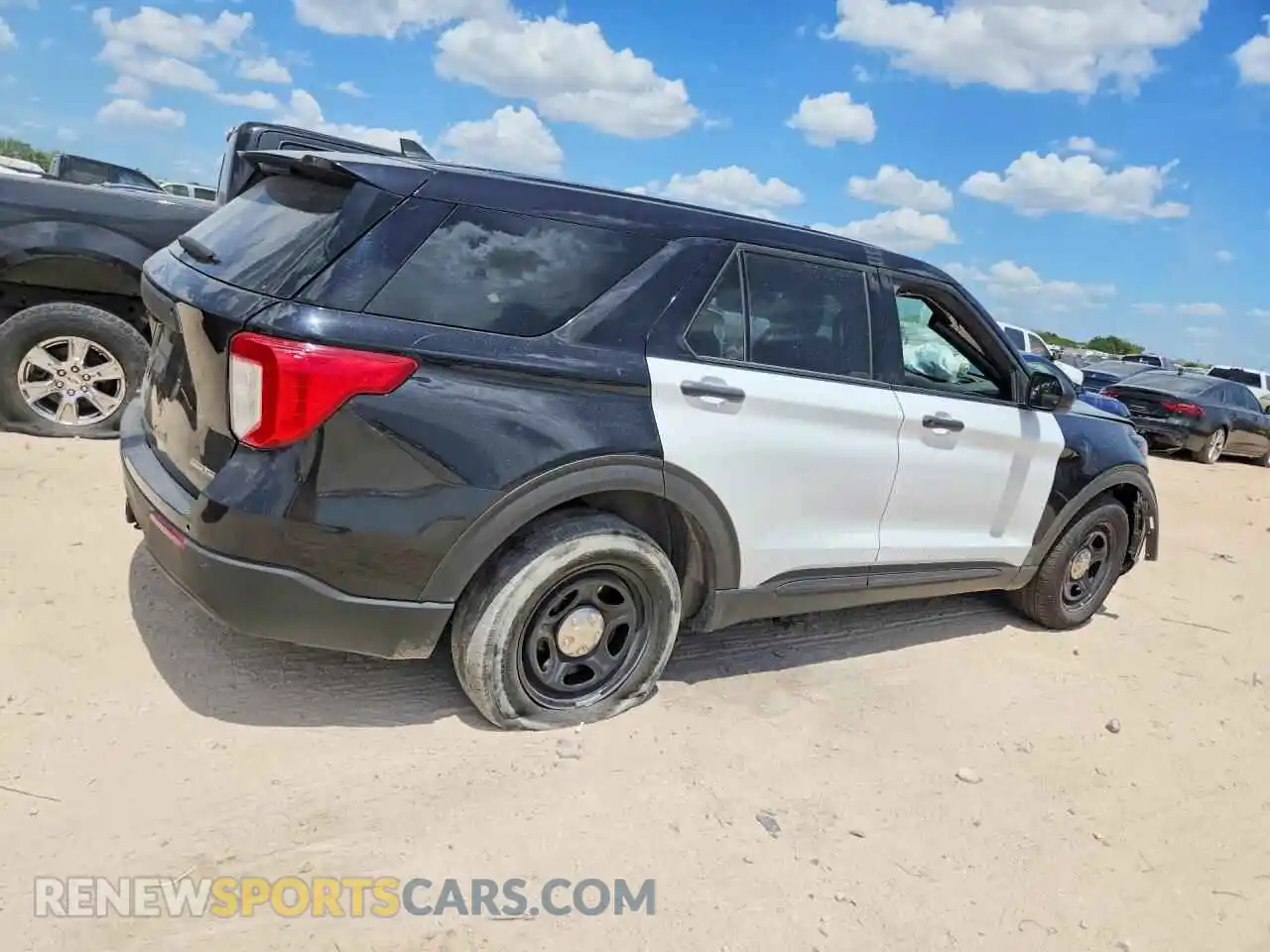 3 fotografías del automóvil dañado 1FM5K8AB4RGA26972 FORD EXPLORER 2024