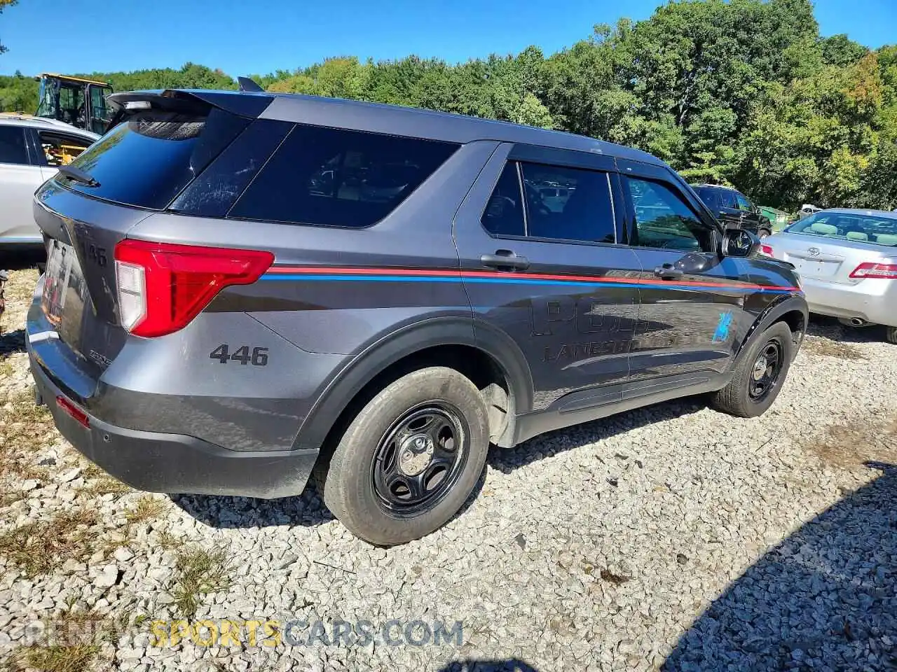 3 fotografías del automóvil dañado 1FM5K8AB8RGA03579 FORD EXPLORER 2024