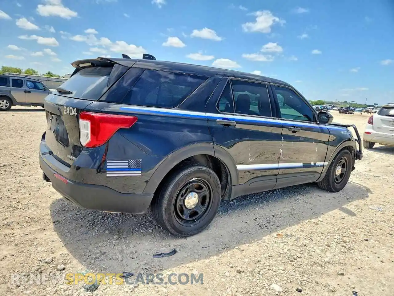3 Photograph of a damaged car 1FM5K8AC6RGA47640 FORD EXPLORER 2024