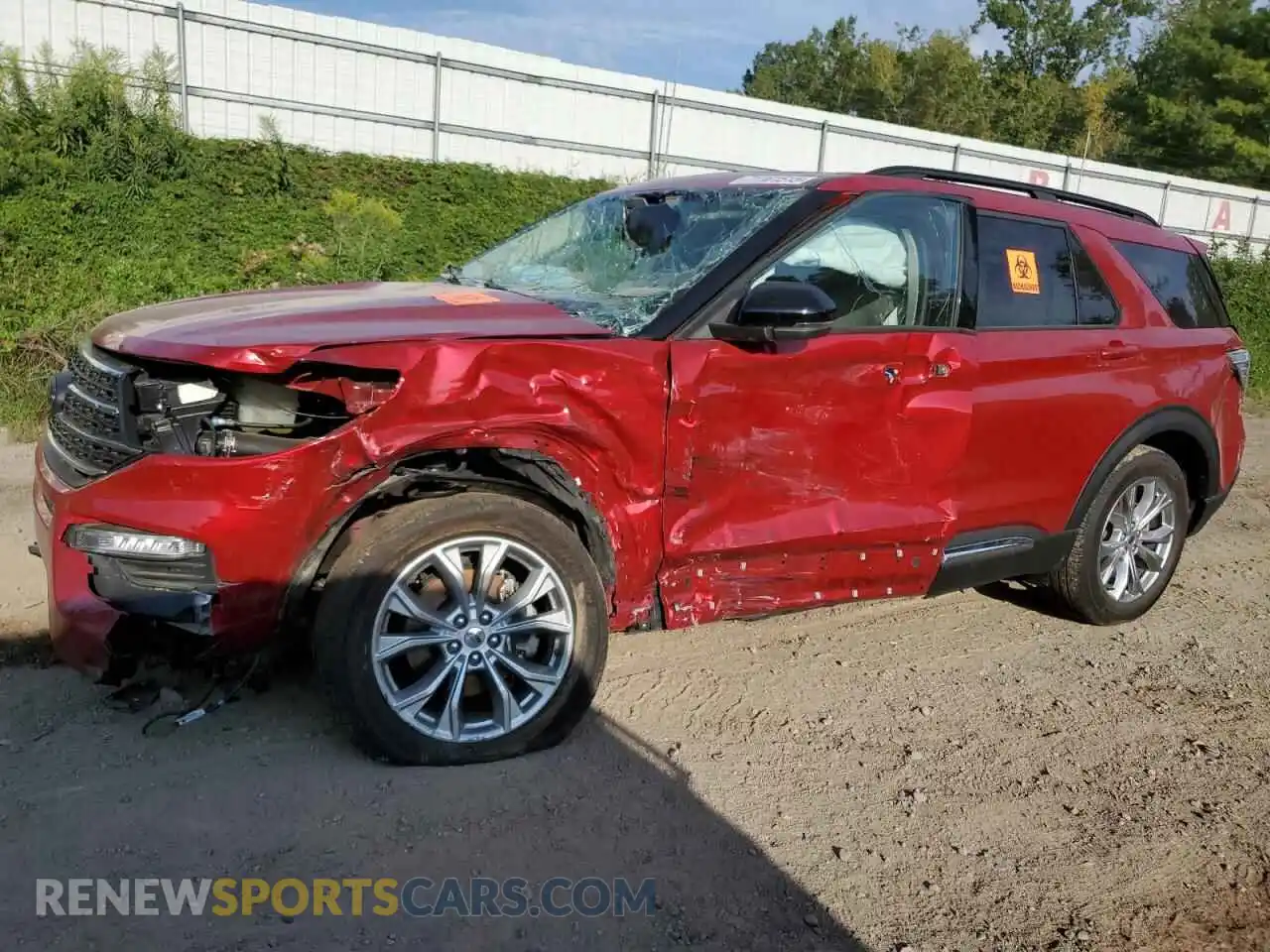 1 Photograph of a damaged car 1FMSK8DH4RGA32922 FORD EXPLORER 2024