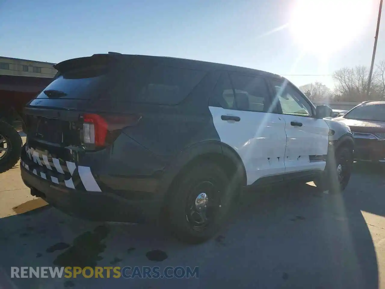 3 Photograph of a damaged car 1FM5K8AC8SGB70314 FORD EXPLORER 2025
