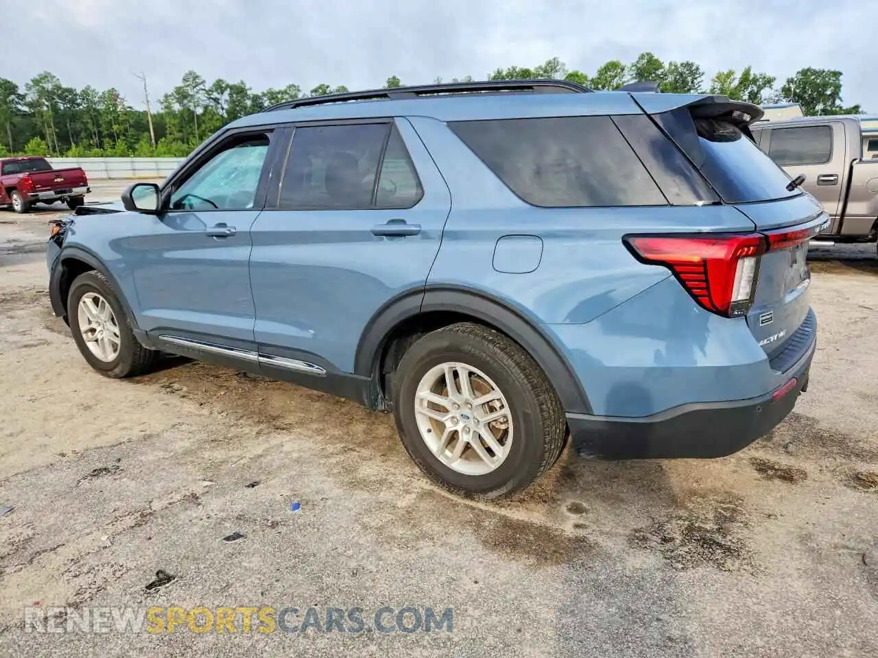 2 fotografías del automóvil dañado 1FMUK7DHXSGA81776 FORD EXPLORER 2025