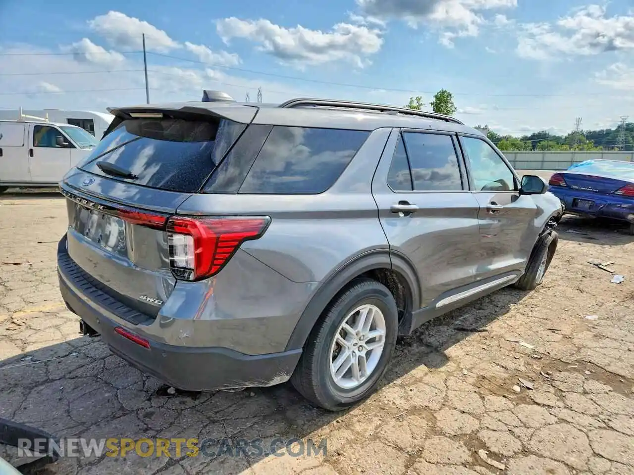 3 Photograph of a damaged car 1FMUK8DH3SGC69478 FORD EXPLORER 2025