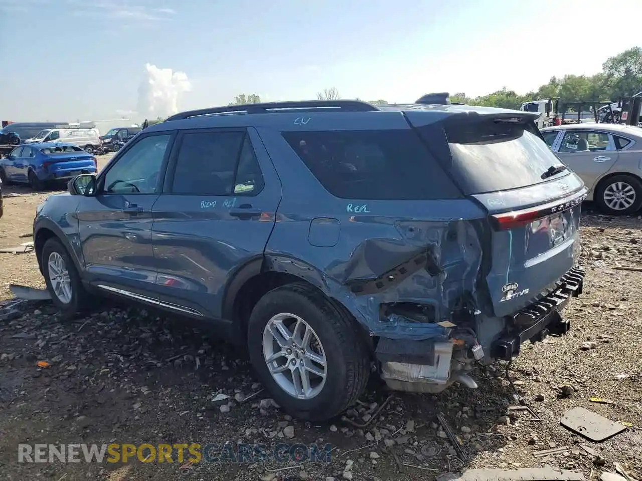 2 Photograph of a damaged car 1FMUK8DH5SGA49372 FORD EXPLORER 2025