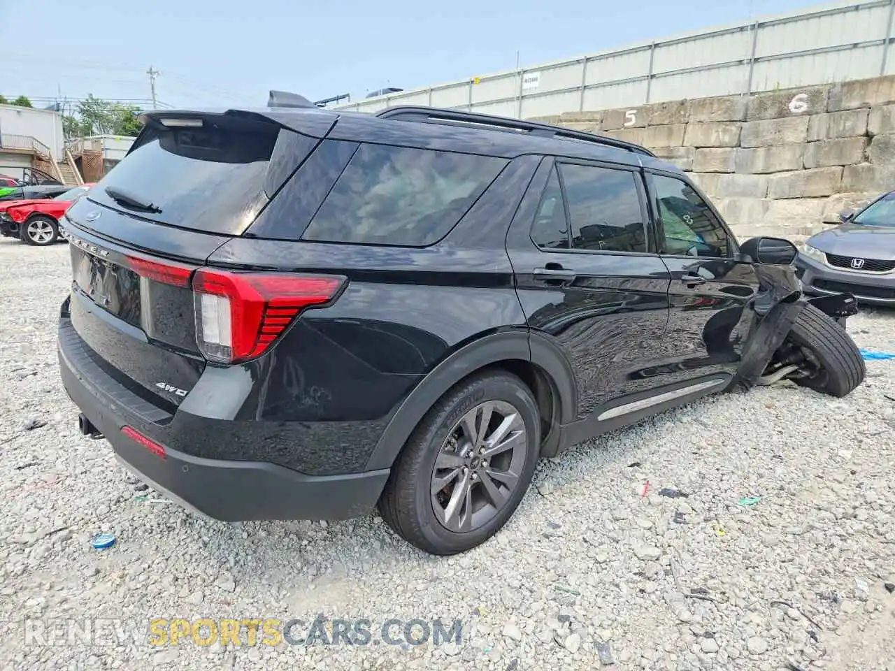 3 fotografías del automóvil dañado 1FMUK8DH6SGA90853 FORD EXPLORER 2025