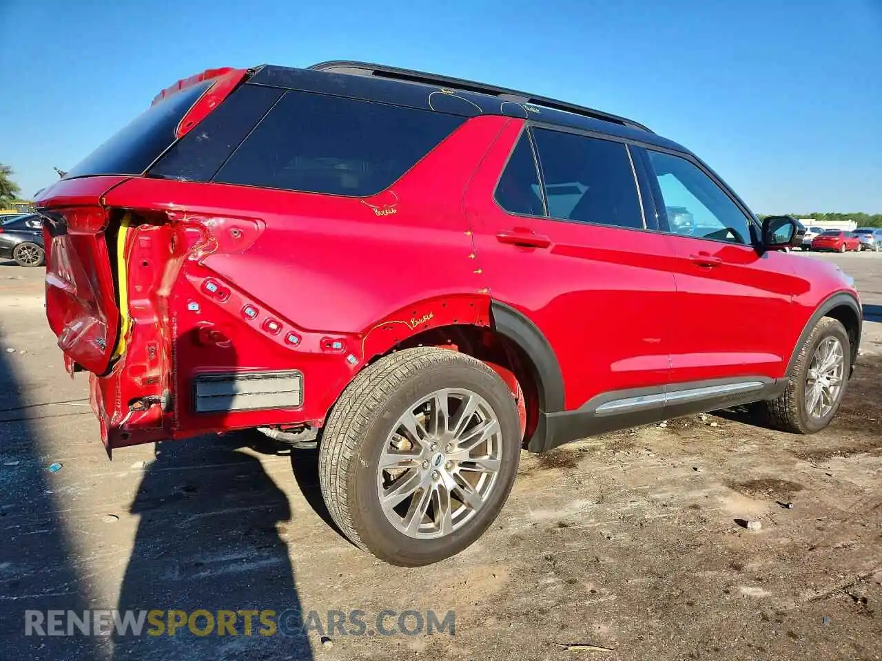 3 Photograph of a damaged car 1FMUK8HH4SGA42956 FORD EXPLORER 2025