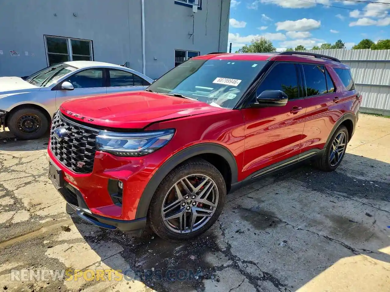 1 fotografías del automóvil dañado 1FMWK8GC7SGA63556 FORD EXPLORER 2025