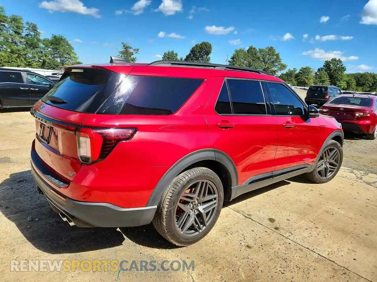 3 fotografías del automóvil dañado 1FMWK8GC7SGA63556 FORD EXPLORER 2025