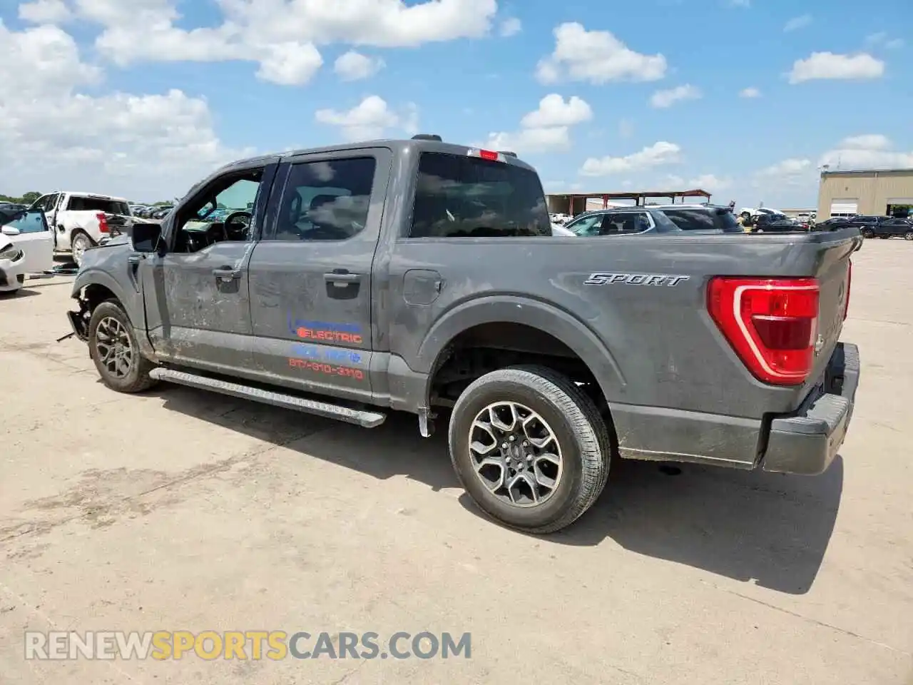 2 Photograph of a damaged car 1FTEW1C5XMFA24875 FORD F-150 2021