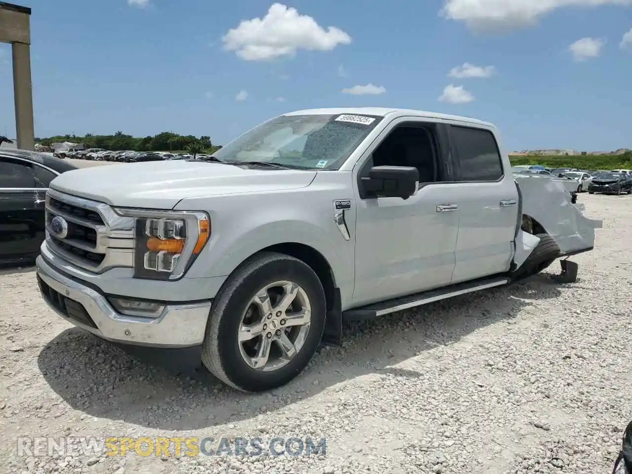 1 Photograph of a damaged car 1FTEW1CP2MKE62928 FORD F-150 2021