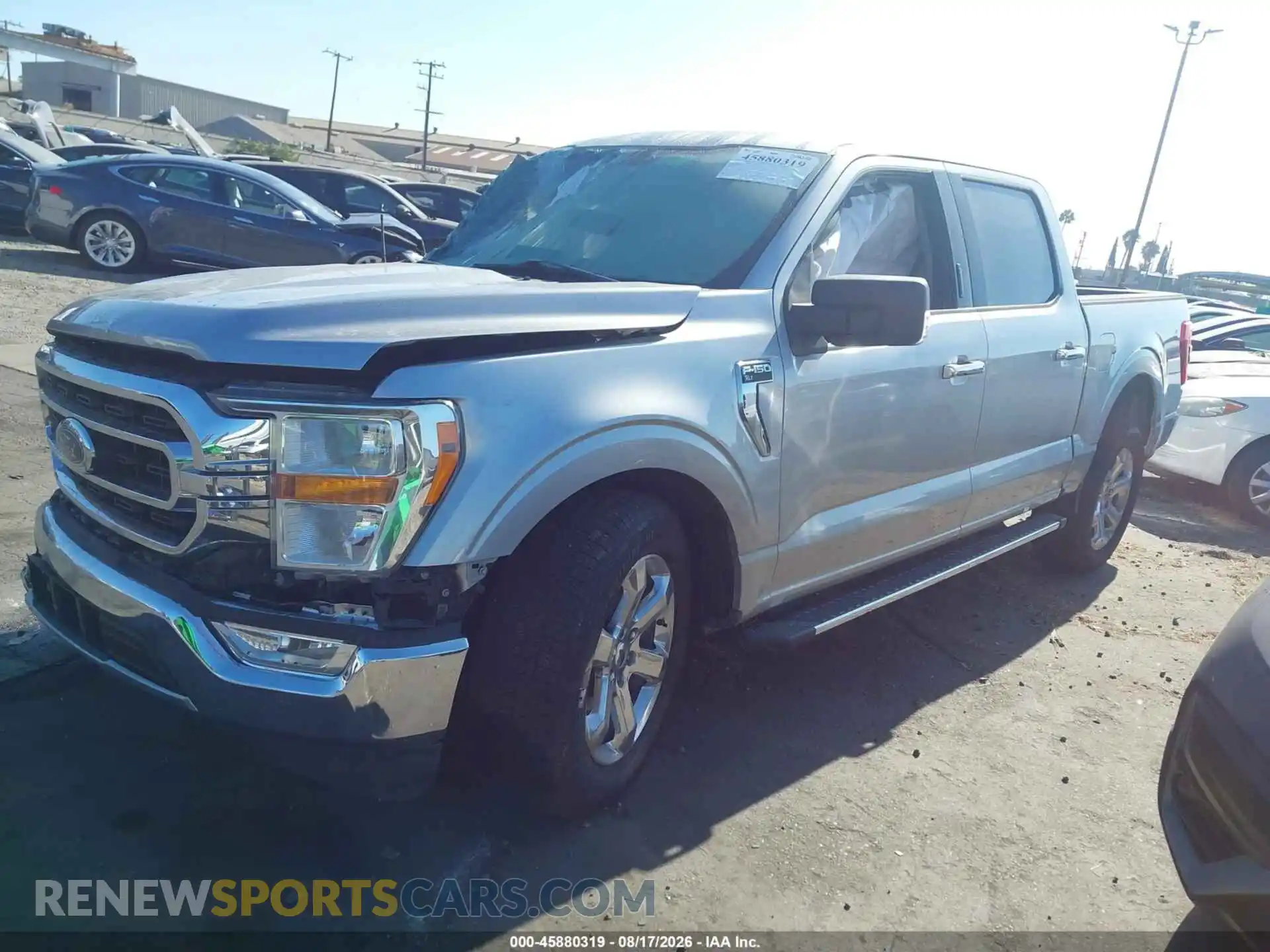 2 fotografías del automóvil dañado 1FTEW1CP5MFB37344 FORD F-150 2021