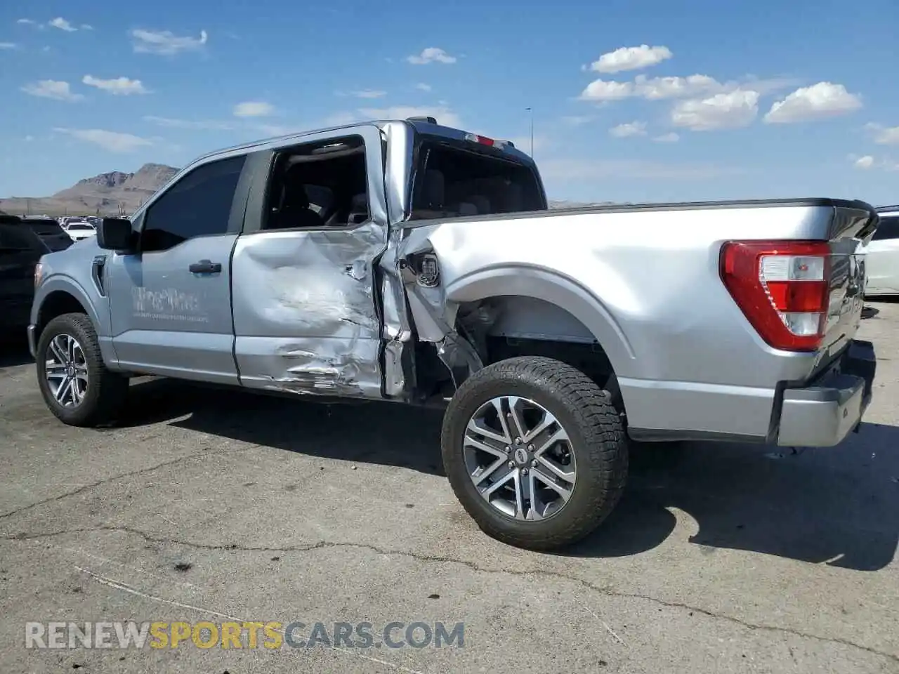 2 Photograph of a damaged car 1FTEW1EP0MFC50549 FORD F-150 2021