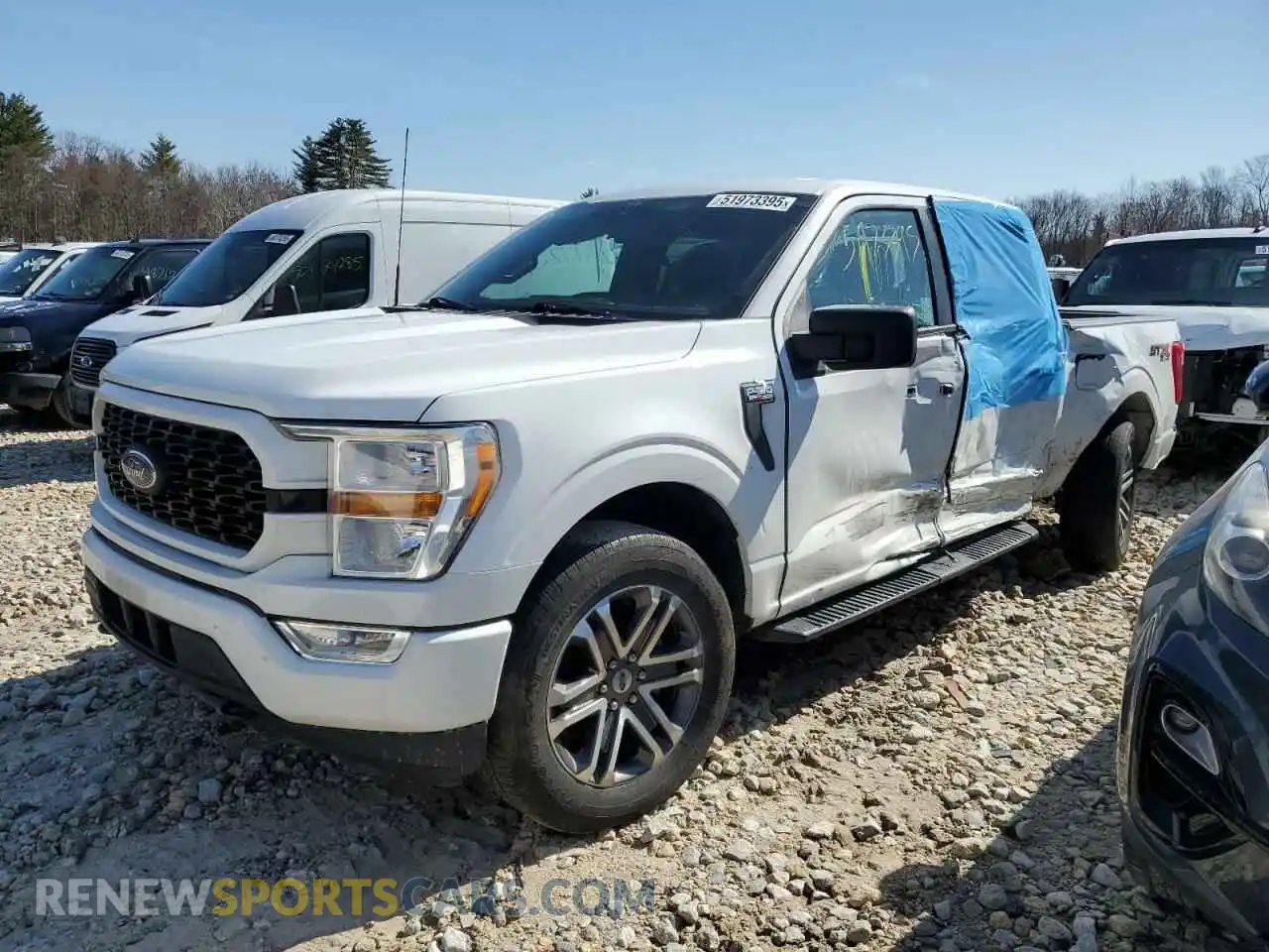 1 Photograph of a damaged car 1FTEW1EP2MFB64532 FORD F-150 2021