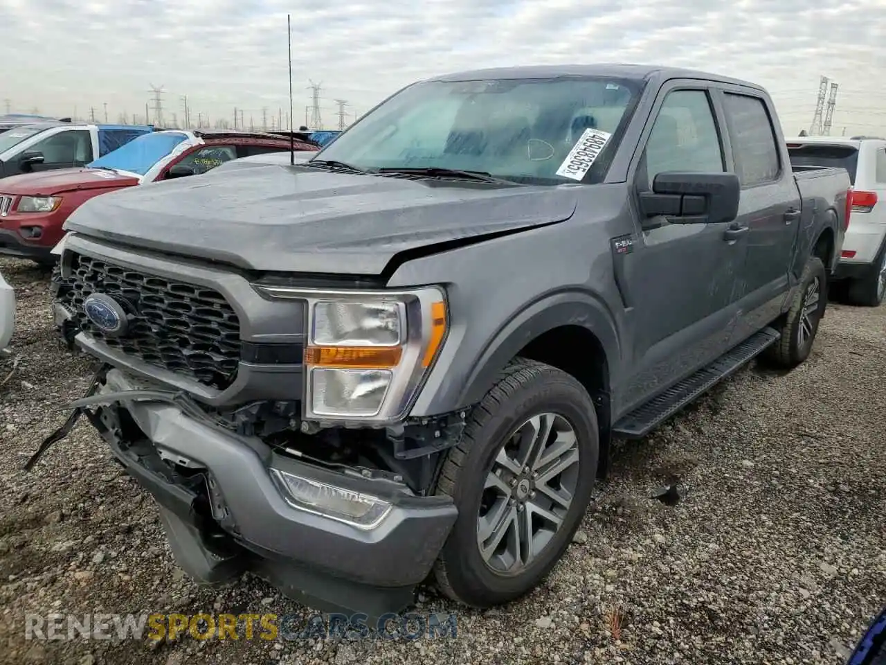 1 Photograph of a damaged car 1FTEW1EP7MFD02131 FORD F-150 2021