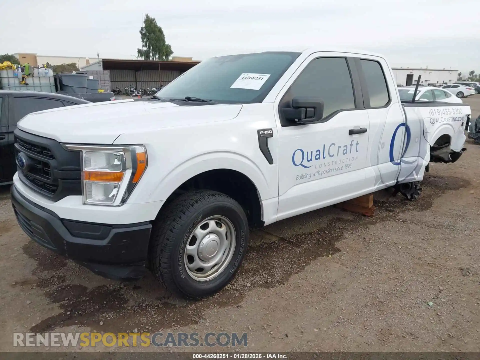 2 Photograph of a damaged car 1FTEX1CB0MKD41512 FORD F-150 2021