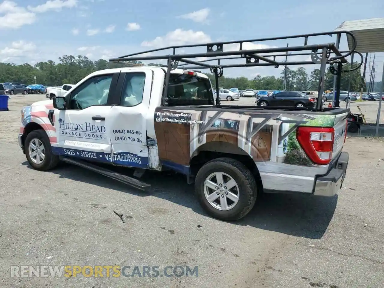 2 Photograph of a damaged car 1FTEX1CB9MKE32021 FORD F-150 2021