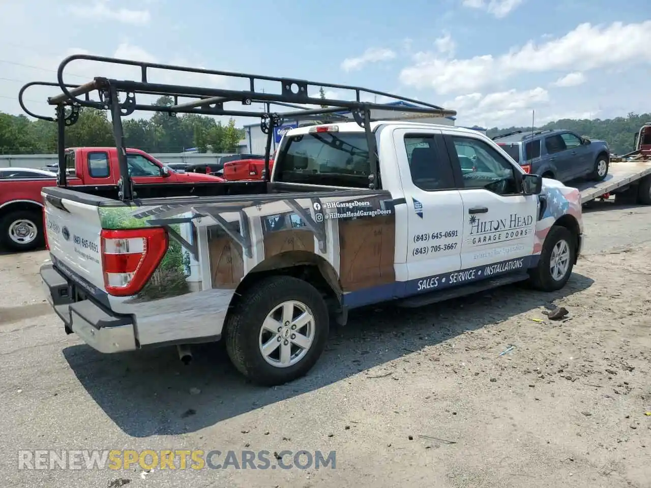 3 Photograph of a damaged car 1FTEX1CB9MKE32021 FORD F-150 2021