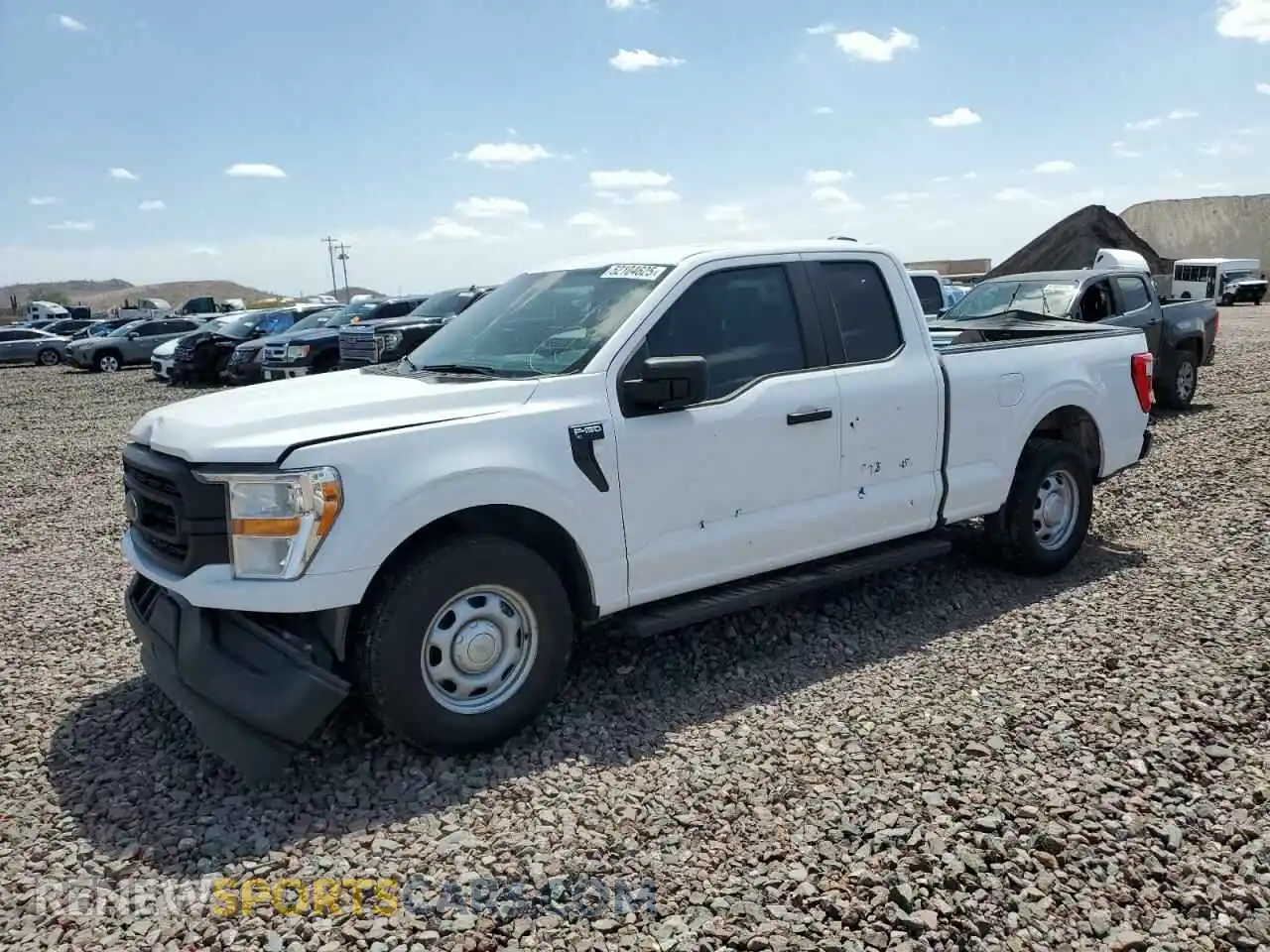 1 Photograph of a damaged car 1FTEX1CPXMKE46845 FORD F-150 2021