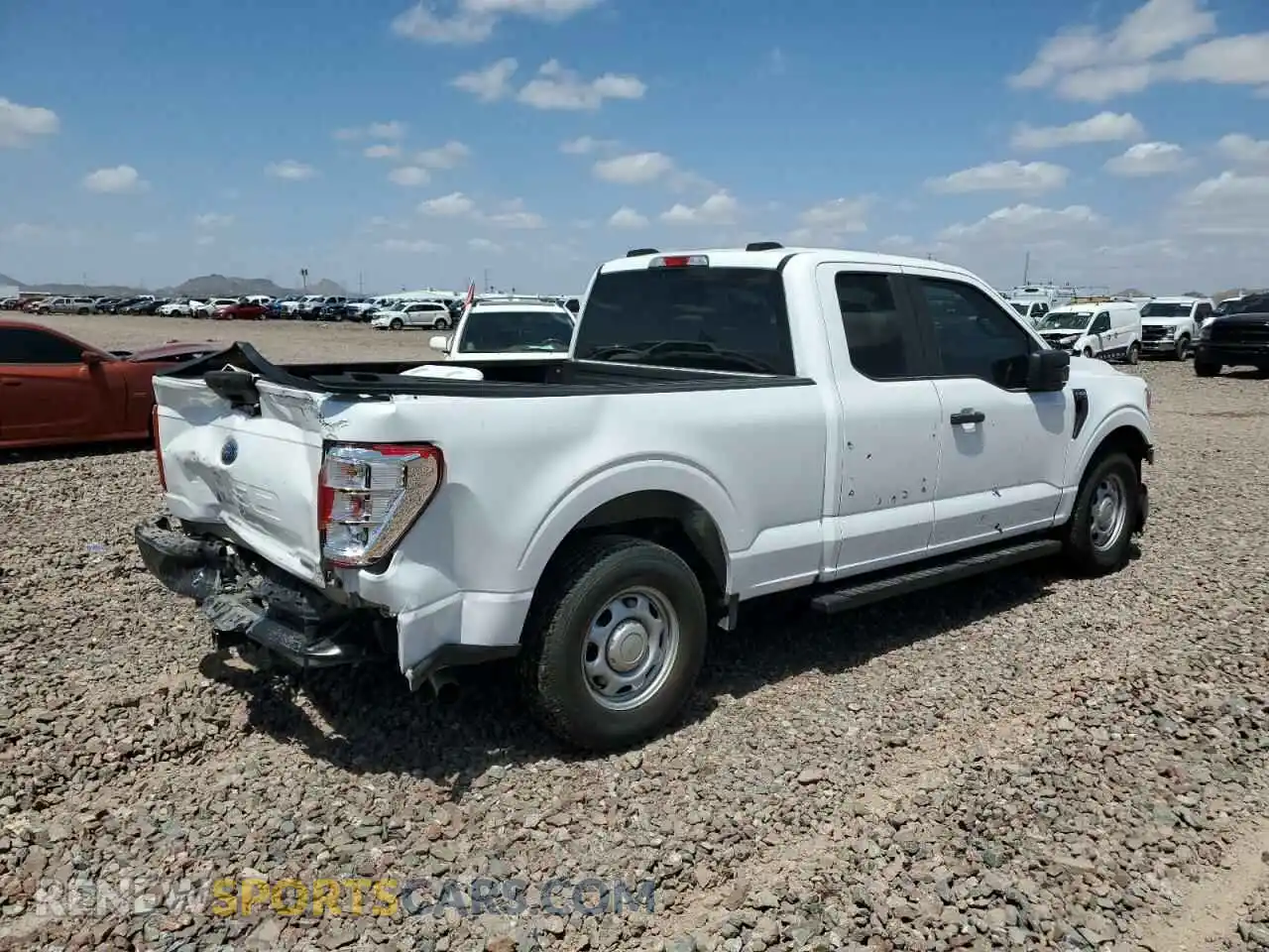 3 Photograph of a damaged car 1FTEX1CPXMKE46845 FORD F-150 2021