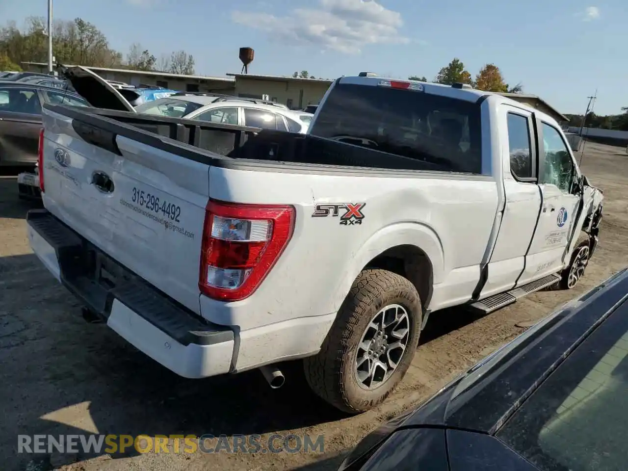 3 Photograph of a damaged car 1FTEX1EB1MFA47302 FORD F-150 2021