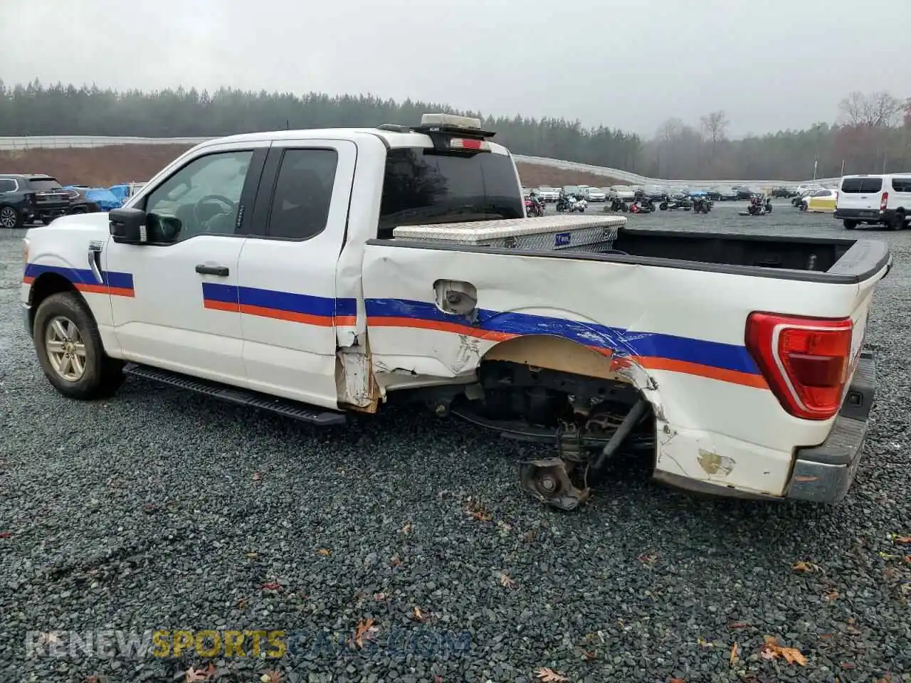 2 Photograph of a damaged car 1FTEX1EB1MKE44046 FORD F-150 2021