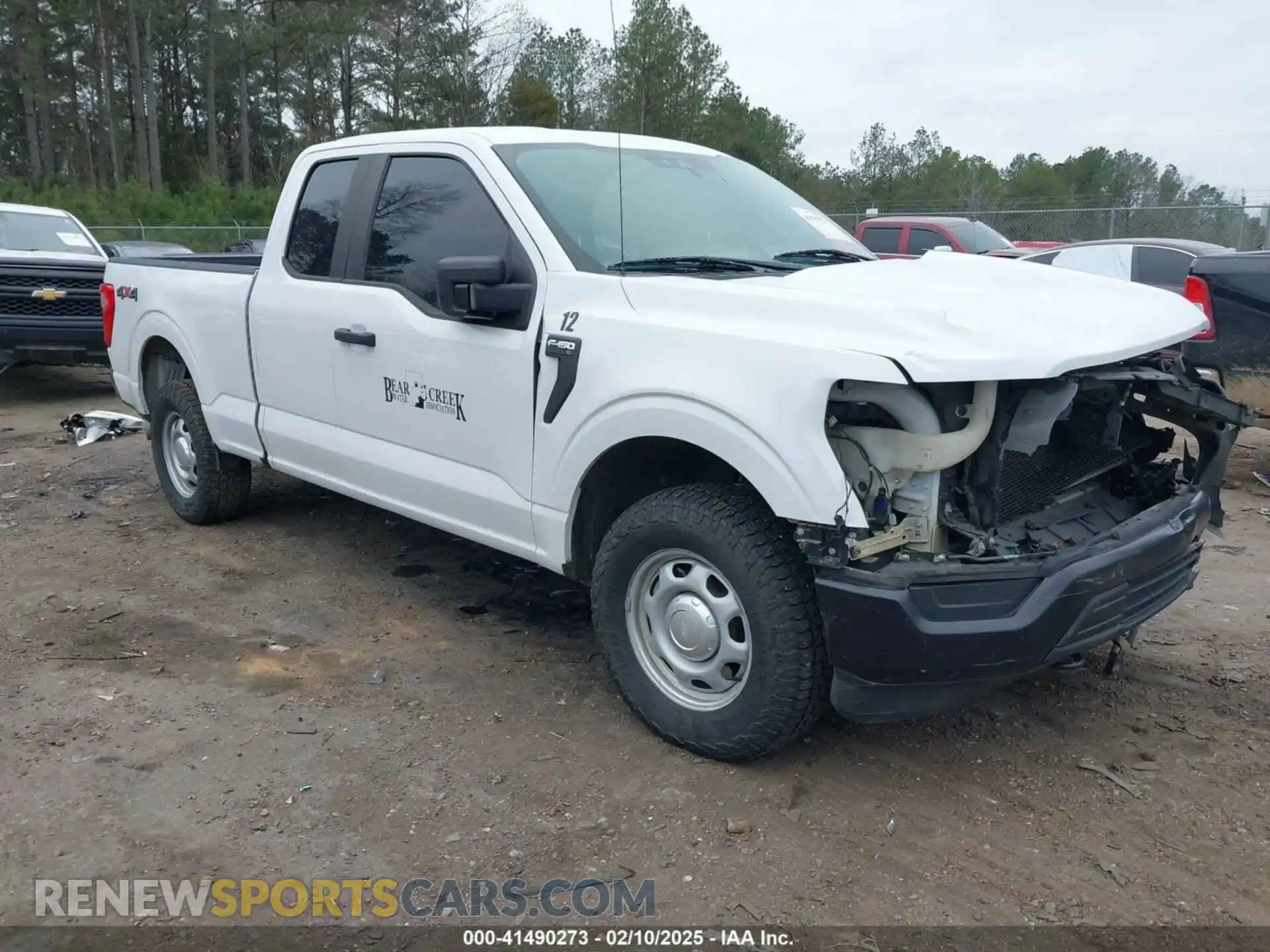 1 Photograph of a damaged car 1FTEX1EB2MFA42612 FORD F-150 2021