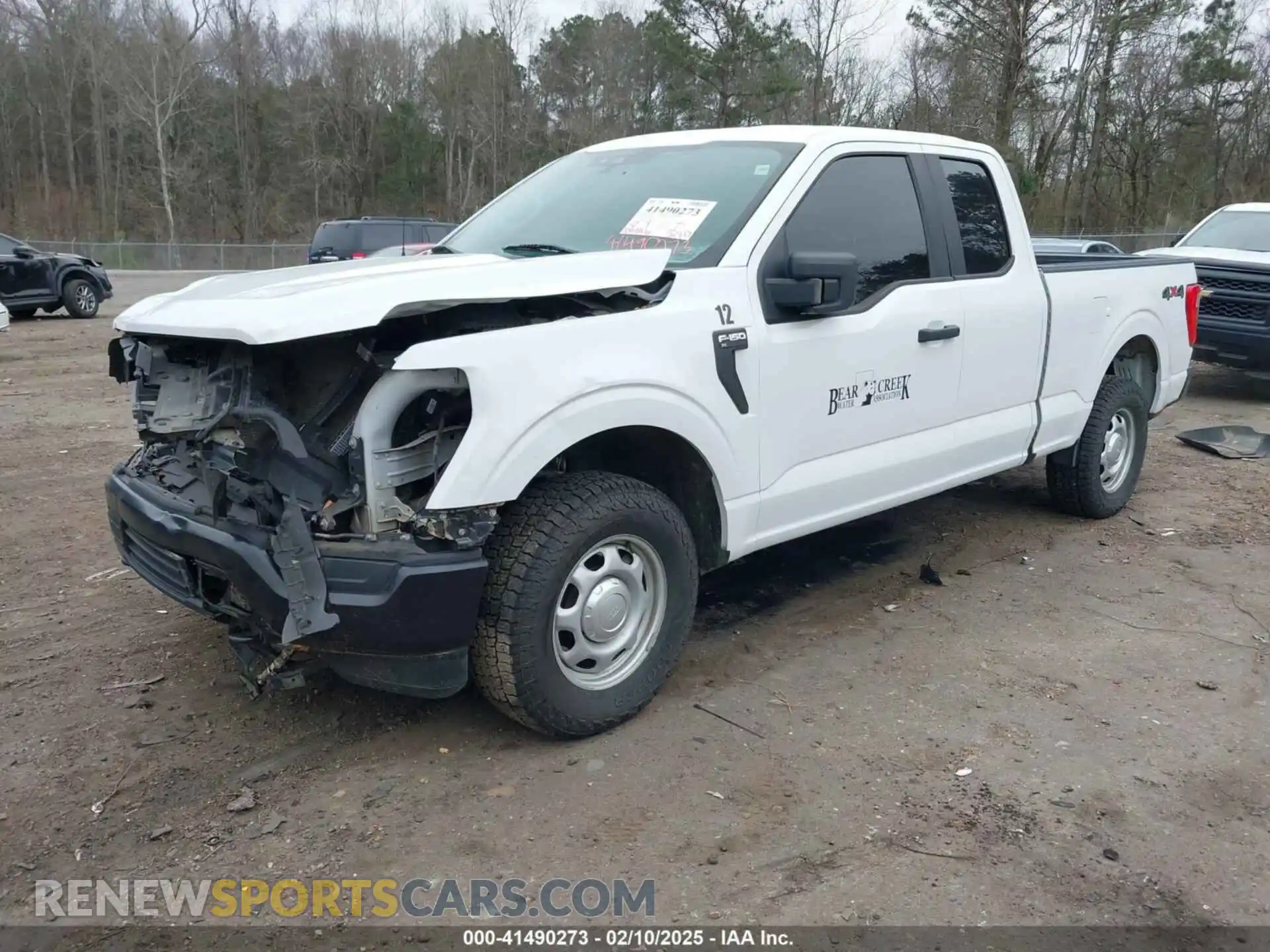 2 Photograph of a damaged car 1FTEX1EB2MFA42612 FORD F-150 2021
